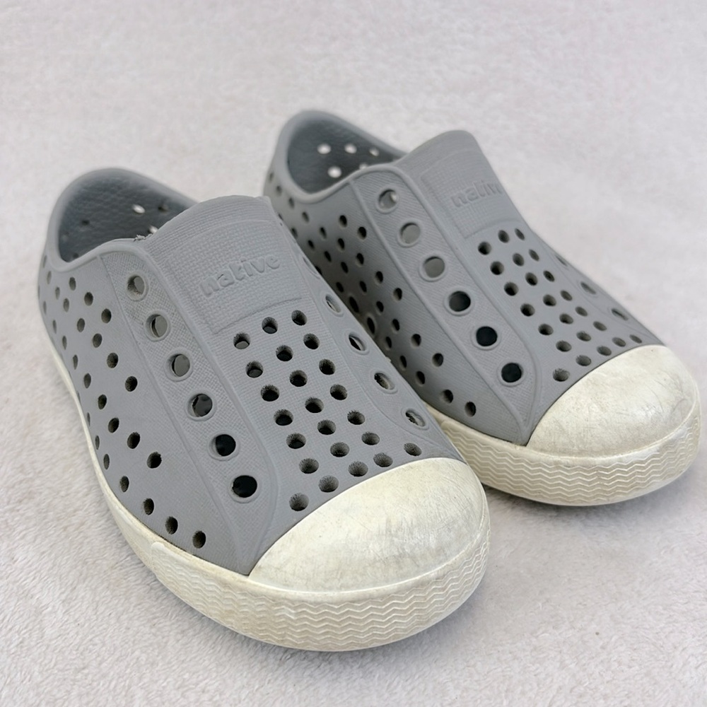 NATIVE Jefferson Slipon Shoes Gray Toddler Size C7